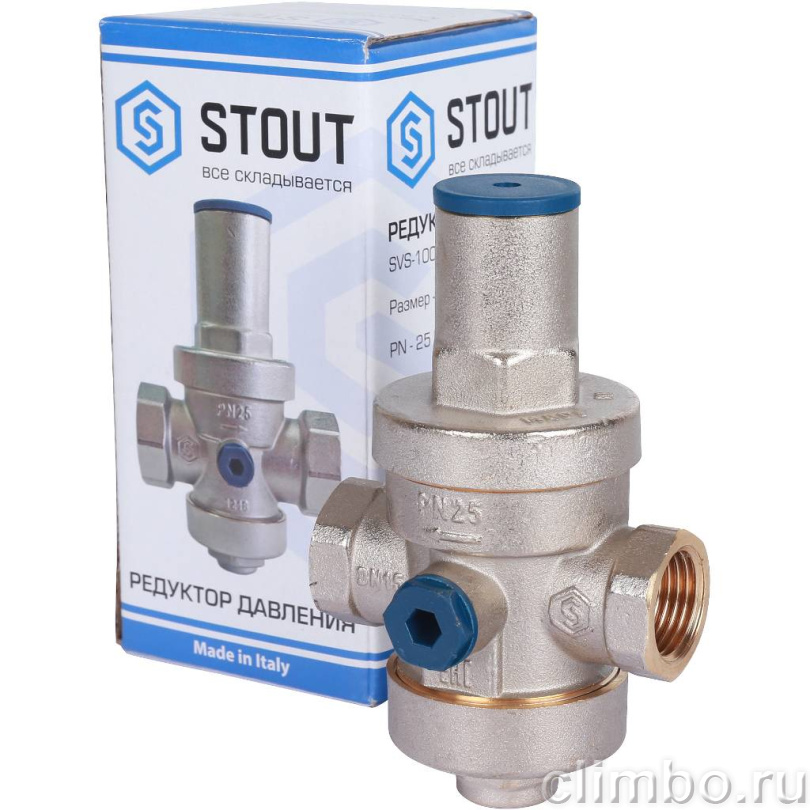 STOUT 1/2" Редуктор давления компенсационного действия — фото товара