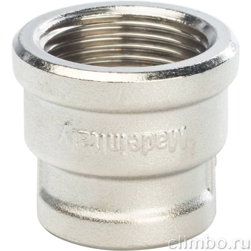 STOUT Муфта ВВ переходная никелированная 3/4X1/2 — фото товара