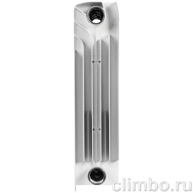 Радиатор биметаллический STOUT TITAN 350 4 секций боковое подключение (белый RAL 9016) — фото, детали конструкции