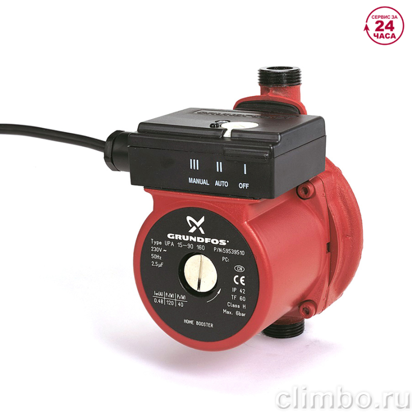 Повысительный насос Grundfos UPA 15-90 — фото товара