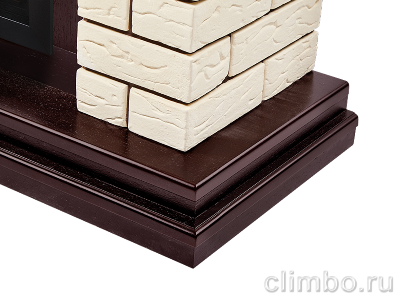 Портал Bricks 25 камень бежевый, шпон темный дуб — фото товара