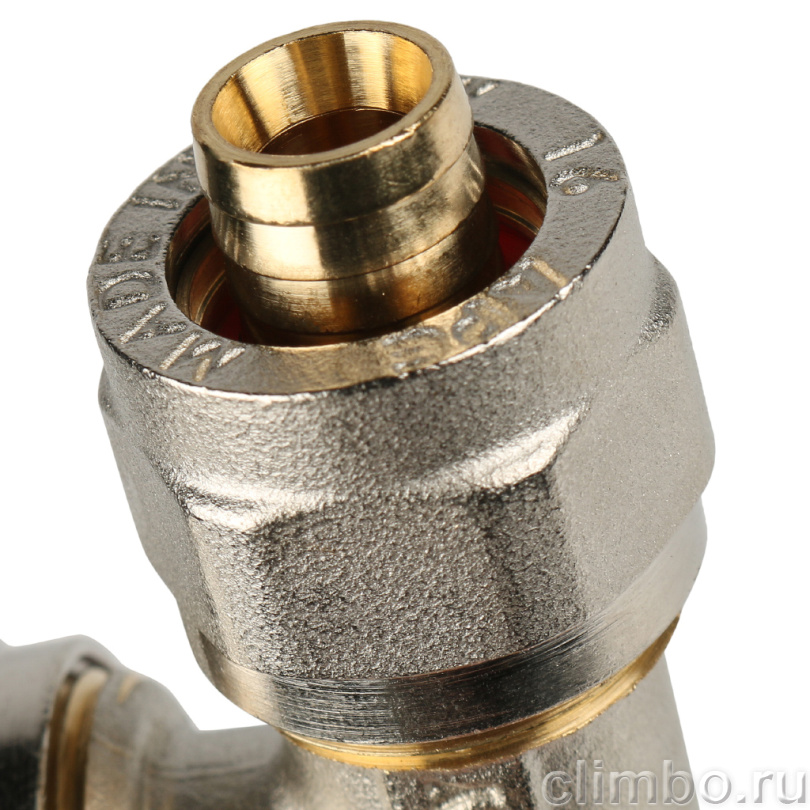 STOUT Тройник переходной 20x20x16 для металлопластиковых труб винтовой (SFS-0010-202016) — фото товара