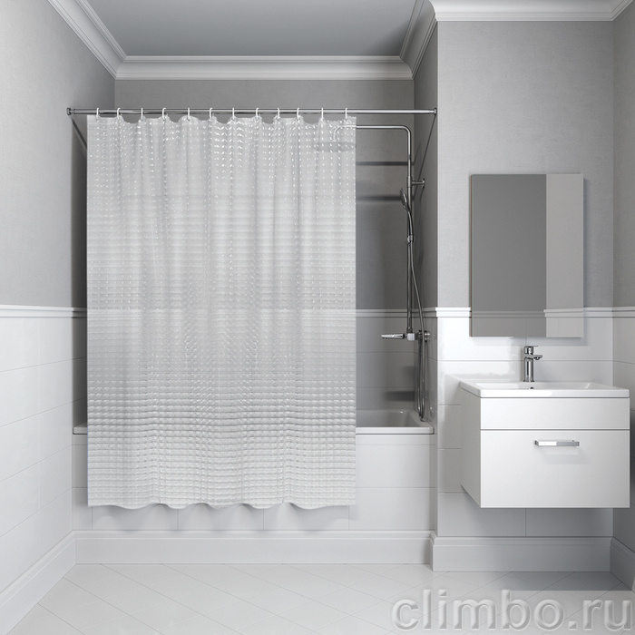 500E18Si11 Штора для ванной комнаты, коллекция Basic — фото товара