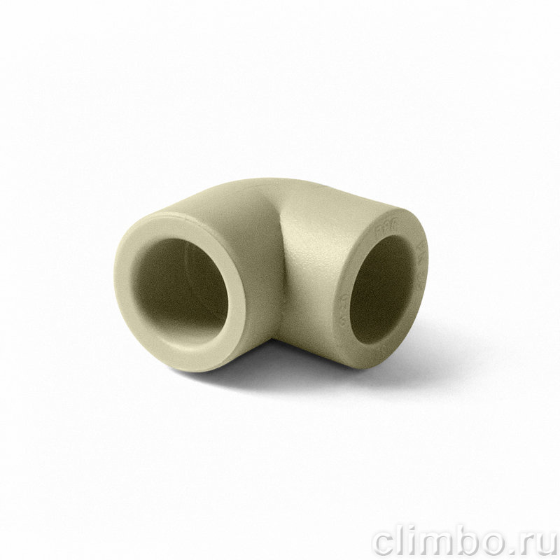 PROAQUAPPR PP-R Угольник 90 градусов Серый 125 — фото товара