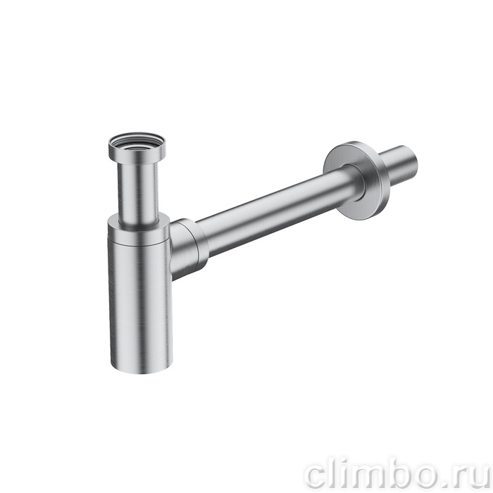 Бутылочный сифон для умывальника, матовый хром, Оптима Хоум (Optima Home), IDDIS, OPTBC00i84 — фото, детали конструкции