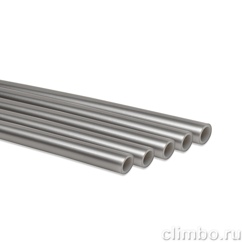 Труба ROMMER PEX из сшитого полиэтилена с кислородным слоем, серая, 16х2,2 (бухта 100 метров) — фото, детали конструкции