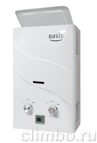 Бездымоходная газовая колонка Oasis B-12W — фото товара