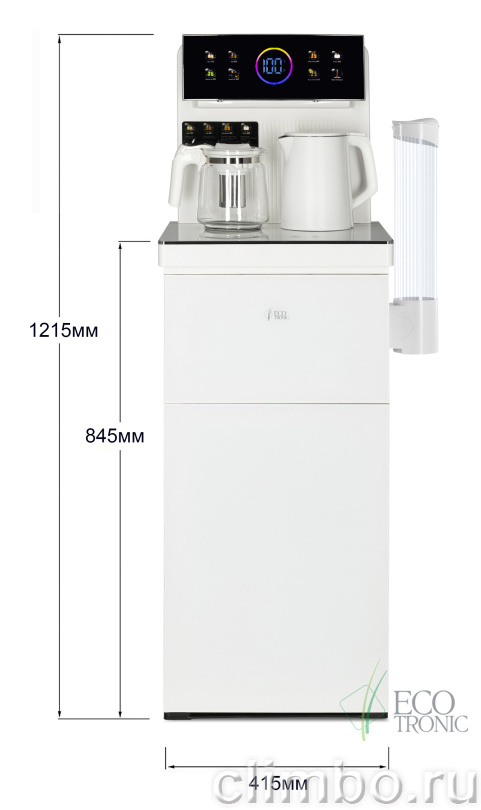 Кулер с чайным столиком Teabar Ecotronic TB25-LNR white — фото товара