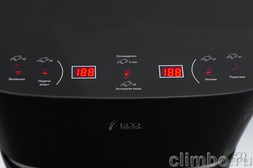 Кулер с чайным столиком Тиабар Ecotronic TB11-LE black — фото товара