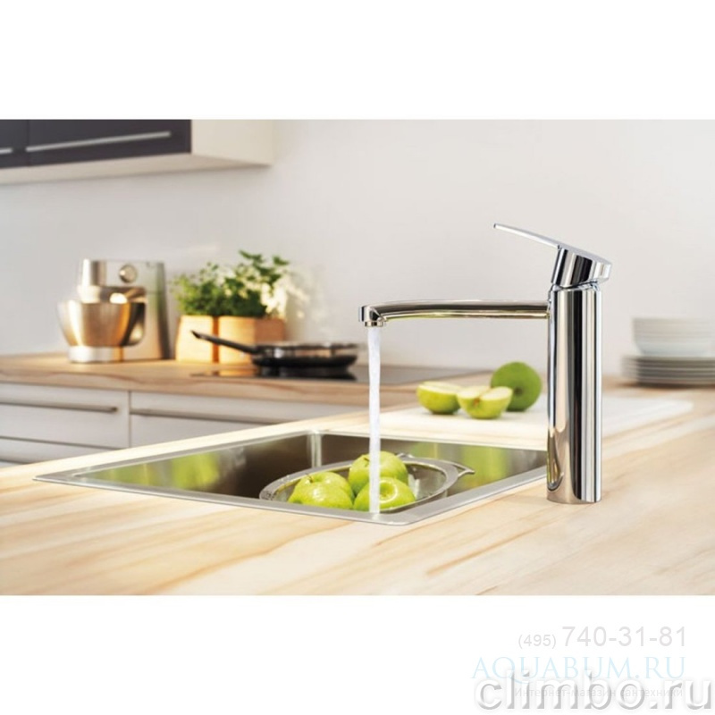 Смеситель для кухни GROHE Eurostyle Cosmopolitan со средним изливом, 31124002 — фото товара