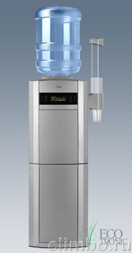 Кулер Ecotronic G21-LSPM Silver со шкафчиком-озонатором — фото товара