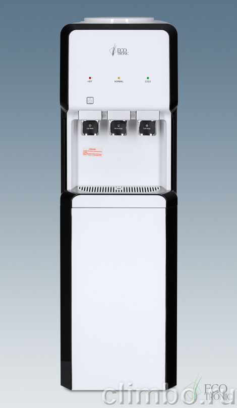 Кулер Ecotronic V33-LCE white-black со шкафчиком — фото товара